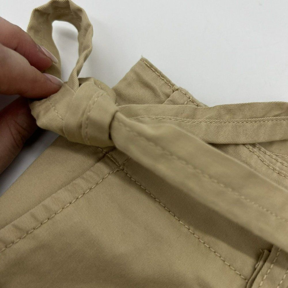 J Jill Woman’s size 12P beige khaki shorts stretch genuine fit at the waist - Picture 3 of 7